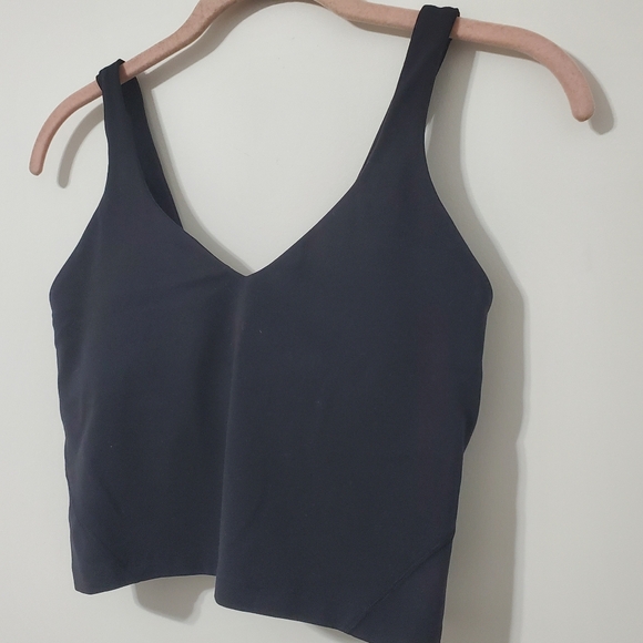 Lululemon Align Crop Tank Top Black Size 6 - Picture 5 of 8